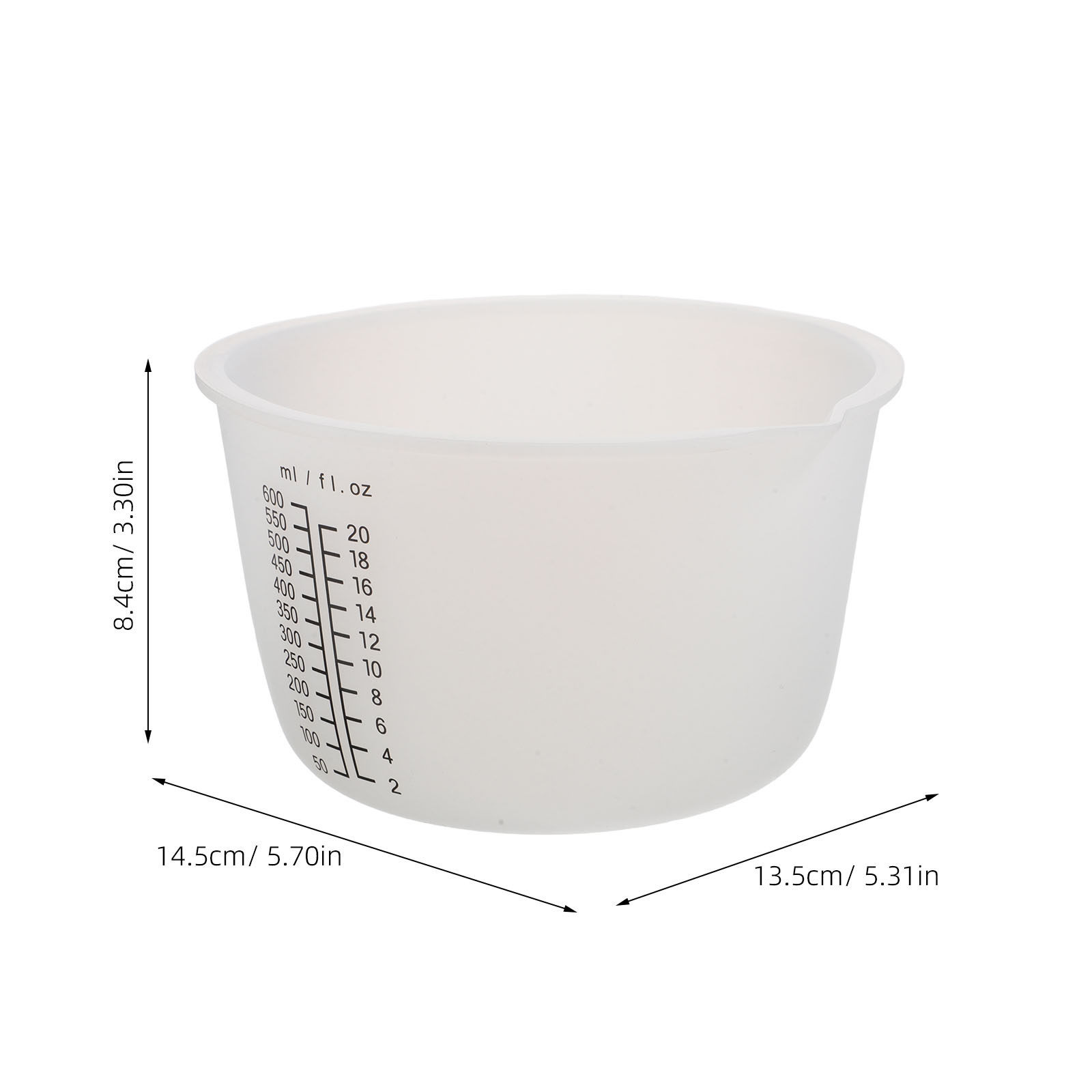 3 sztuki silikonowych kubków d – Mixing Cup Silicone recenzja i cena
