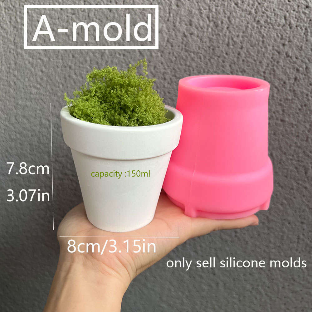 Duża betonowa doniczka silikon – Coaster Mold Round recenzja i cena