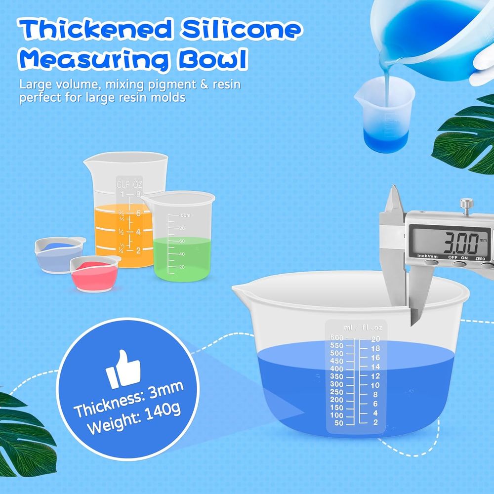 Silikonowe kubki do mieszania  – Mixing Cup Silicone recenzja i cena